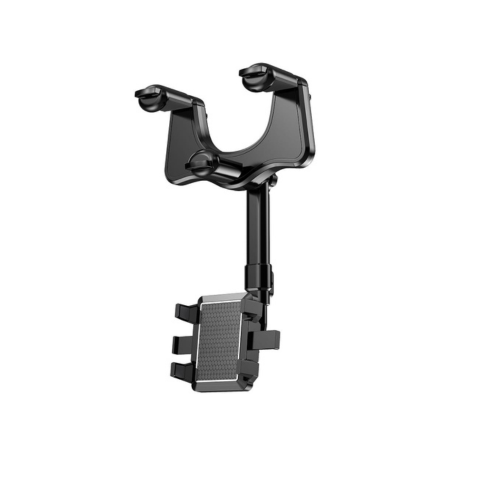XO C115 Rearview Mirror Car Phone Holder (Black)